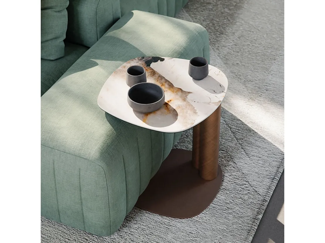 Tavolino in ceramica Amalfi di Cattelan Italia