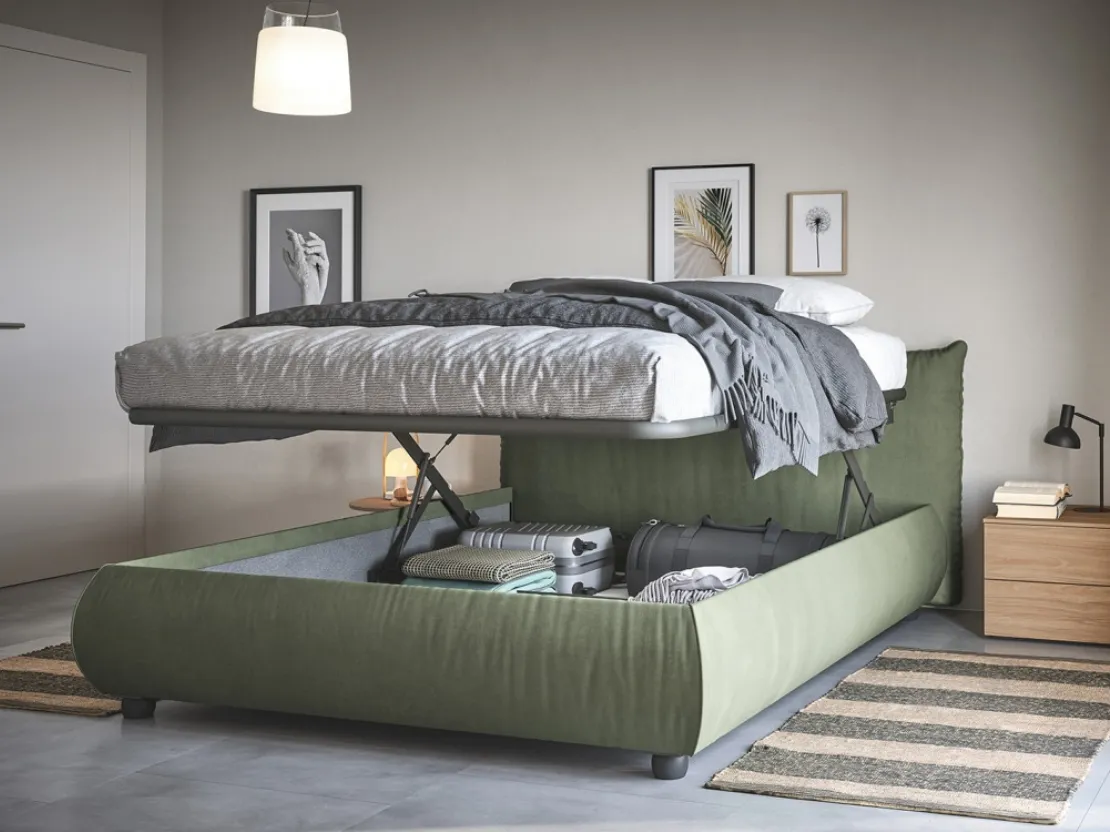 Letto con box contenitore Thika di Cinquanta3