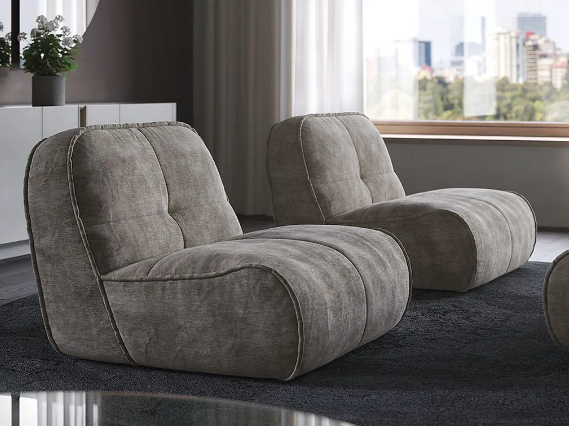 Poltrona imbottita Spencer di Cattelan Italia