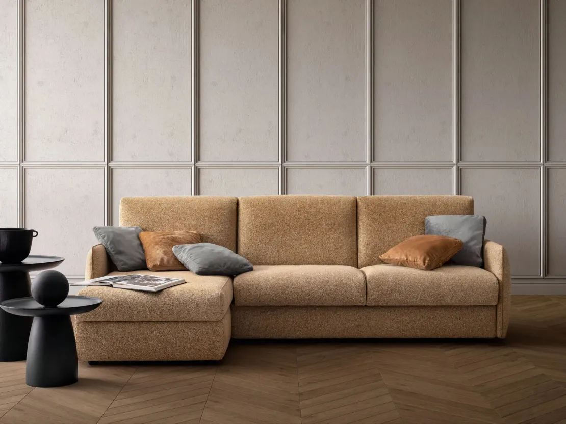 Divano Letto con penisola Wonder di Samoa