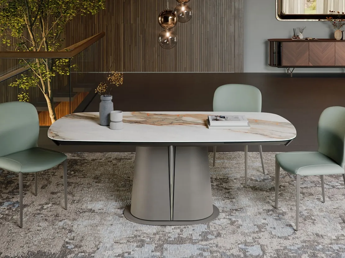 Tavolo allungabile Gotham Keramik Drive di Cattelan Italia