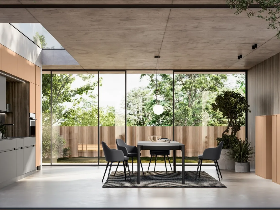 Cucina Moderna lineare Cloe 03 di Arredo3