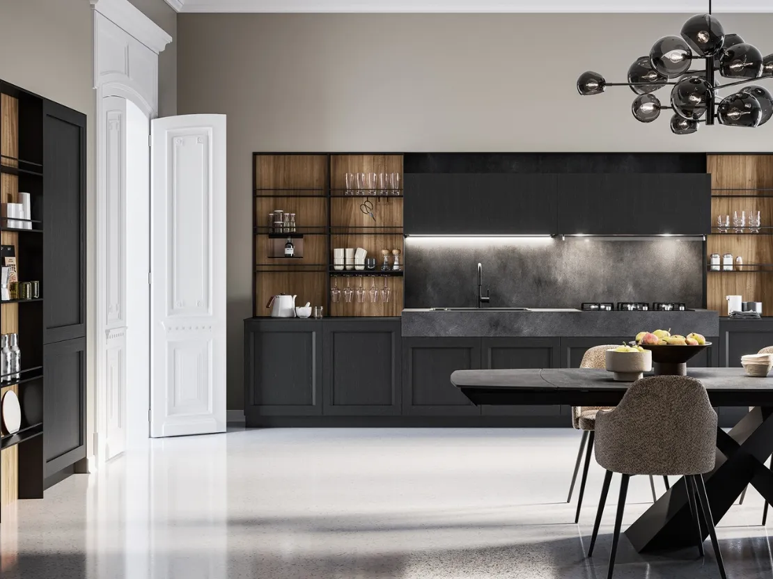 Cucina Moderna ad angolo Frida 01 di Arredo3